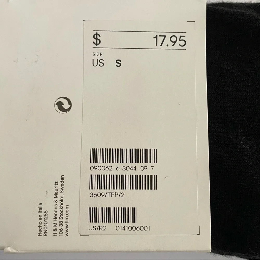 NWT H&M Brown/Black Tights, Cole Haan Comfort Liner Socks, Kitten Eye Mask